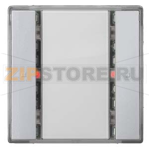 Выключатель кнопочный UP 221/2, одинарный, со светодиодом индикации, нейтральный, DELTA i-system, алюминиевый металлик Siemens 5WG1221-2DB33 