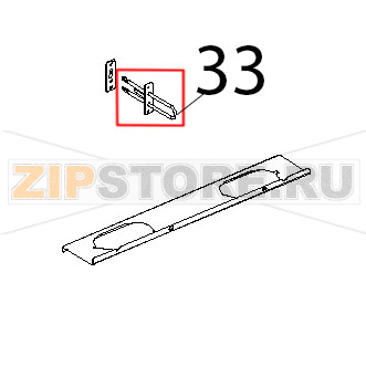 Resistenza 1 spira, 147 W, 105 V Unox XVC 515G Resistenza 1 spira, 147 W, 105 V Unox XVC 515GЗапчасть на деталировке под номером: 33