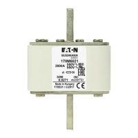 Предохранитель, 750 A, AC 1500 В, size 3, 74x96x112 мм, aR, IEC Eaton FUSE 750A 1500V 3BKN/110