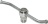 Self-cleaning arm with 2 arms and 2 nozz