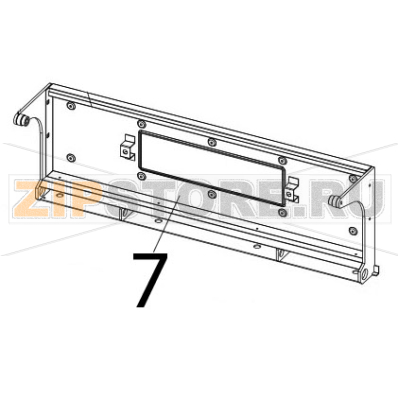 Internal door Zanolli Synthesis 12/80 VE Internal door Zanolli Synthesis 12/80 VEЗапчасть на деталировке под номером: 7