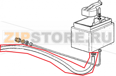 Wasser abflussrohr Scotsman MF 56  Wasser abflussrohr Scotsman MF 56Запчасть на 