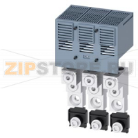 wire connector CU 2 cables with control wire voltage tap-off 3 units accessory for: 3VA5/6 400/600 Siemens 3VA9473-0JL23