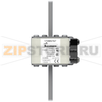 Предохранитель, 1100 A, AC 600 В, 200 кА, size 2, 61x77x135 мм, aR, IEC UL Eaton FUSE 1100A 60