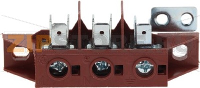 КЛЕММНАЯ КОРОБКА 3 КОНТАКТА 450В 