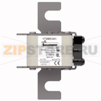 Предохранитель, 550 A, AC 690 В, 200 кА, size 2, 61x77x126 мм, aR, IEC UL Eaton FUSE 550A 690V