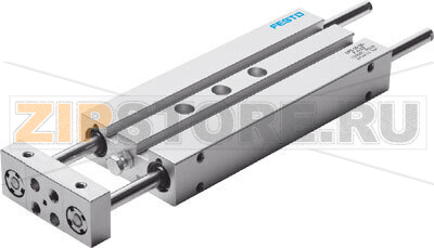 Пневмоцилиндр двухпоршневой Festo DPZ-16-25-P-A-KF-S2 