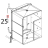 Riduzione J.G. DA D=10, A D=8 Unox XBC 804
