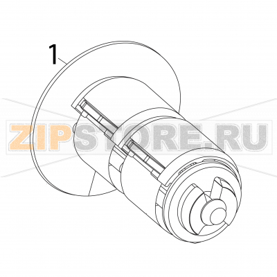 Media supply hub assembly Intermec PF2i Media supply hub assembly Intermec PF2iЗапчасть на деталировке под номером: 1Название запчасти на английском языке: Media supply hub assembly Intermec PF2i.