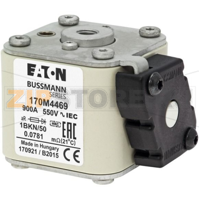 Предохранитель, 800 A, AC 690 В, size 1, 53x69x136 мм, aR, UL, IEC Eaton FUSE 800A 690V 1FU/90 