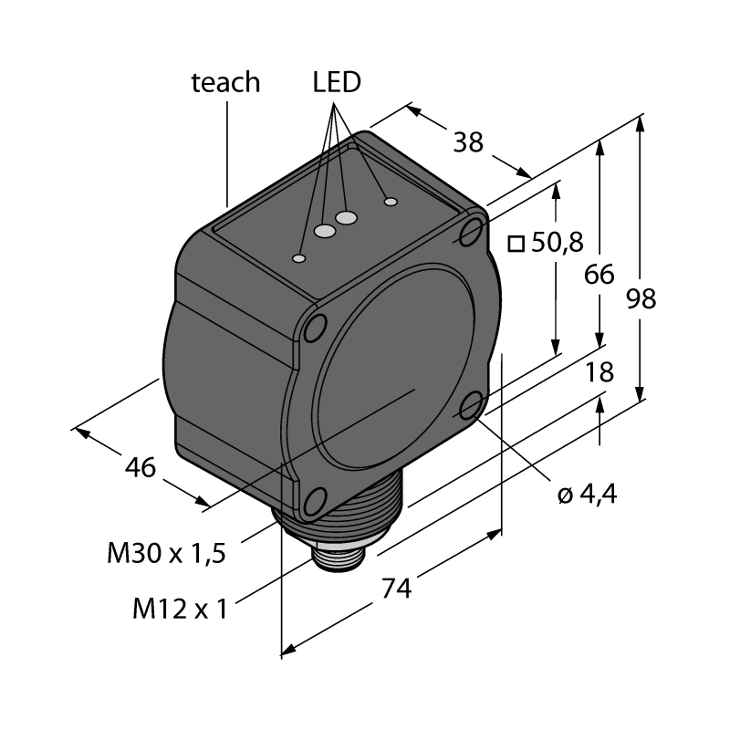 Датчик радарный Turck QT50R-EU-RHQ 
