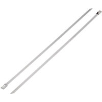 Стяжка кабельная 266 мм, серебристая, 1 шт TRU Components TC-BST-266L203