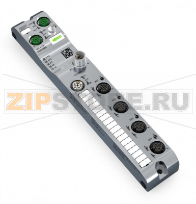 4-Port-IO Link Master Class A; Profinet; 24 В постоянного тока / 2,0 А; Соединение 4xM12; SlimLine Wago 765-4103/100-000 