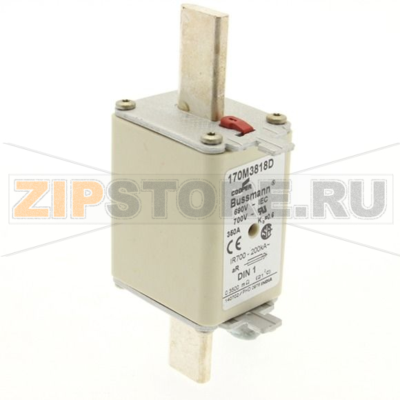 Предохранитель, 400 A, AC 690 В, 200 кА, DIN 1, aR, DIN, IEC Eaton FUSE 400A 690V aR DIN 1 HSDNH 