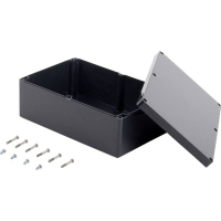 Корпус универсальный 240x160x90 мм, материал: акрилонитрил, серый, 1 шт TRU Components 03240200.H