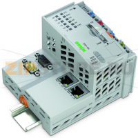 Controller PFC Контроллер PFC200; 2 x ETHERNET, RS-232/-485, CAN, CANopen; Внешняя температура; светло-серые Wago 750-8204/025-000