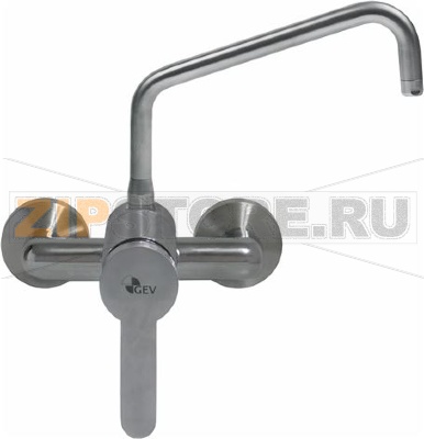 WALL-MOUNTED MIXER TAP 2-HOLE ST./STEEL 