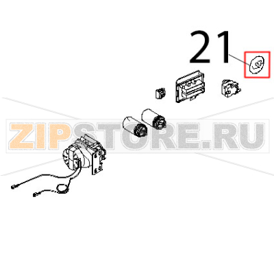 Tappo PVC nero DEST=38.2, DINT=31.5, per lam. SP=1.6 Unox XF 193 Tappo PVC nero DEST=38.2, DINT=31.5, per lam. SP=1.6 Unox XF 193Запчасть на деталировке под номером: 21