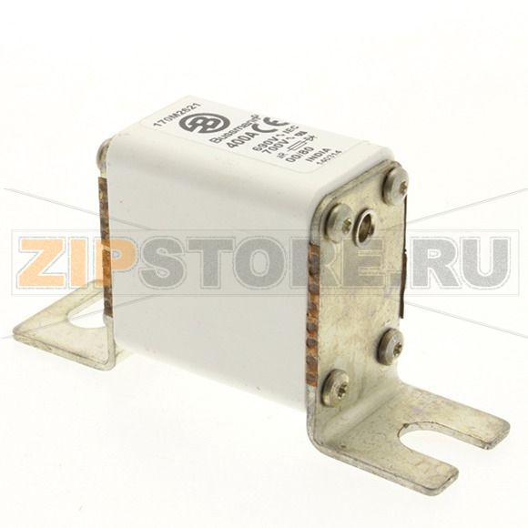 Предохранитель, 400 A, AC 690 В, 200 кА, DIN 00, aR, DIN, IEC Eaton 400A 690V aR 00/80 SQ. BODY IND 
