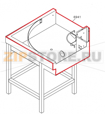 Ass. catino curva motorizzata Aristarco TR 1650                        Ass. catino curva motorizzata Aristarco TR 1650Запчасть на сборочном чертеже под номером: 6941Название запчасти Aristarco на итальянском языке: Ass. catino curva motorizzata Aristarco TR 1650