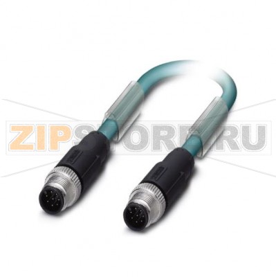 Системный кабель шины Phoenix Contact SAC-8P-M12MS/15,0-940/M12MS 8-полюсн., PUR без галогенов, Цвет морской воды RAL 5021, экранирован., Штекеры прямое M12, А-кодирование, к Штекеры прямое M12, А-кодирование, Длина кабеля: 15 м.Минимальный заказ: 1 шт.Упаковка: 1 шт.