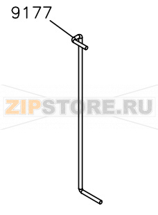 Asta di sostegno guidacatena Aristarco TR 1650                          Asta di sostegno guidacatena Aristarco TR 1650Запчасть на сборочном чертеже под номером: 9177Название запчасти Aristarco на итальянском языке: Asta di sostegno guidacatena Aristarco TR 1650