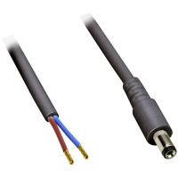 Гнездо низковольтное 2.5 мм, 5.5 мм, 1 м, 1 шт TRU Components TC-2511300