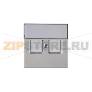 Накладка для розетки, алюминий ABB 2TKA00001110 