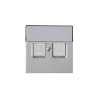 Накладка для розетки, алюминий ABB 2TKA00001110