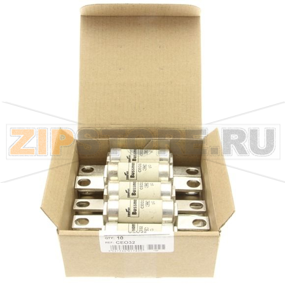 Предохранитель, 32 A, AC 500 В, 80 кА, BS88/A4, 25x110 мм, gL/gG, BS Eaton 32AMP 500V AC BS88 gG 