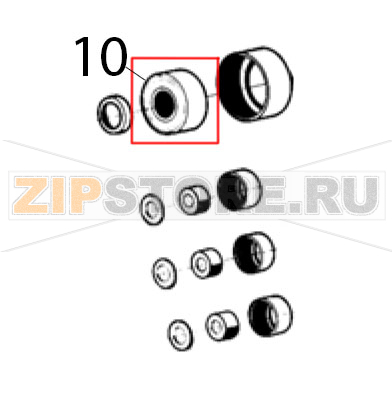 Ball bearing ∅: 28 mm Ugolini MT 1 Ball bearing ∅: 28 mm Ugolini MT 1Запчасть на деталировке под номером: 10