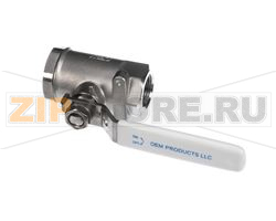 VALVE,BALL,3/4,STD PORT,SS 