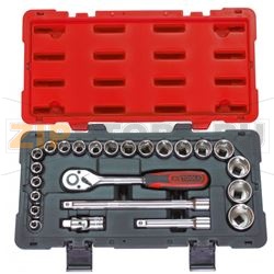 SOCKT SET + 1/2&#039;&#039; RATCHET KEY 