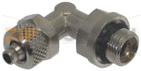 КОЛЕНЧАТЫЙ ФИТИНГ 1/8"M Ø 6/4 НИКЕЛЬ