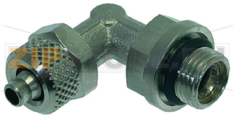 КОЛЕНЧАТЫЙ ФИТИНГ 1/8"M Ø 6/4 НИКЕЛЬ 