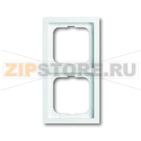 Рамка двухместная, альпийский белый ABB 2CKA001754A4499