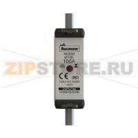 Предохранитель, 100 A, AC 500 В, 120 кА, NH000, gL/gG, IEC Eaton NH FUSE 100AMP 500V SIZE 000 GG IM