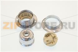 PORTALAMPADA INFRAROSSI CROMATO 