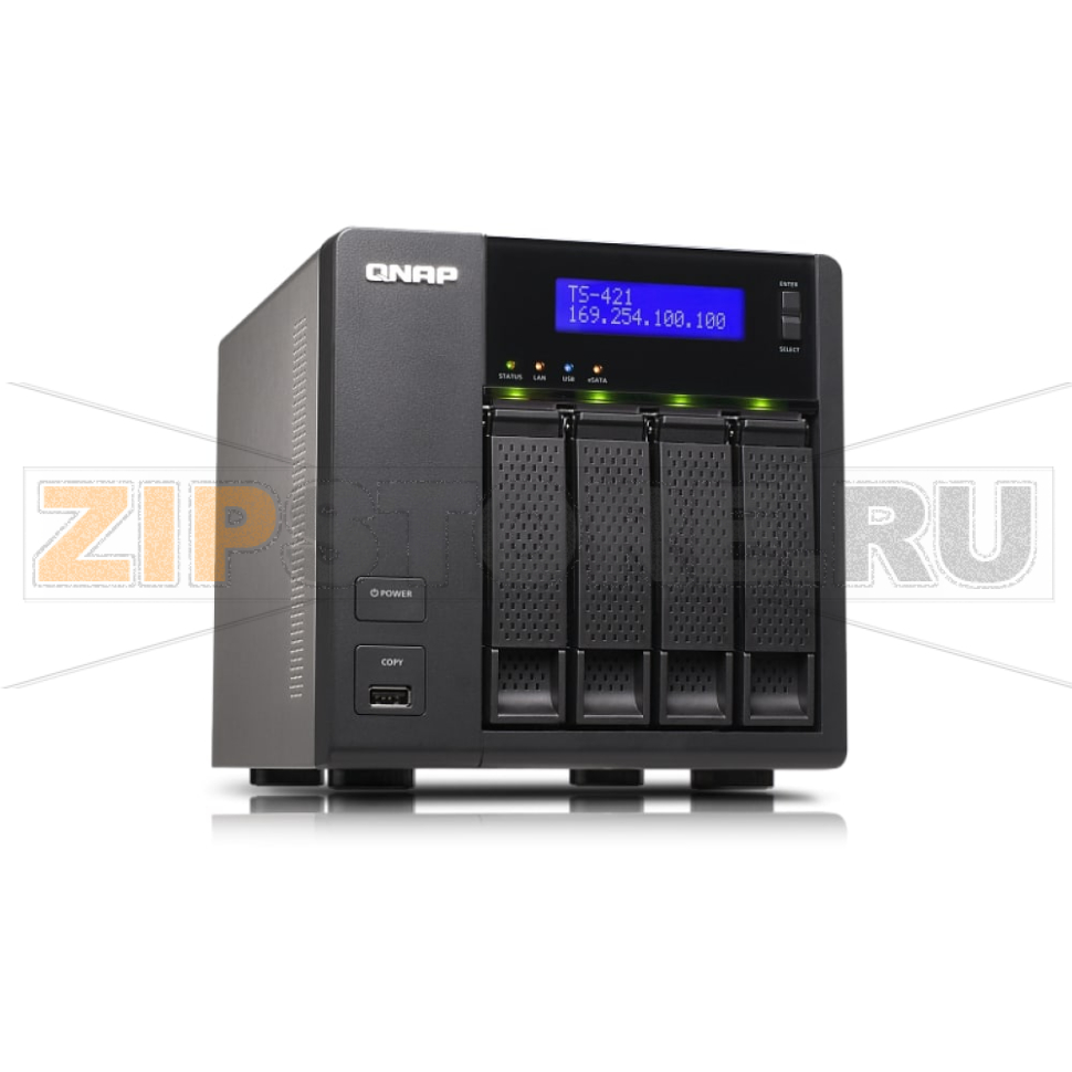 Накопитель сетевой QNAP TS-421 