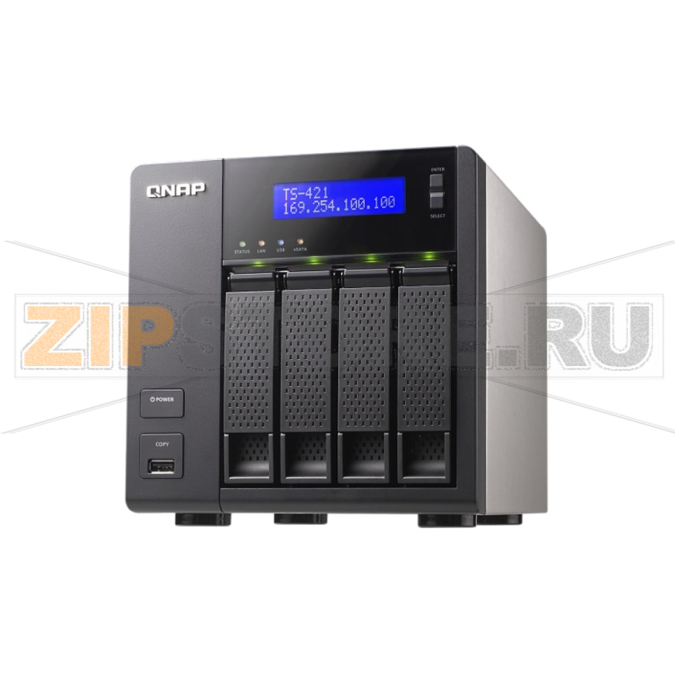 Накопитель сетевой QNAP TS-421 