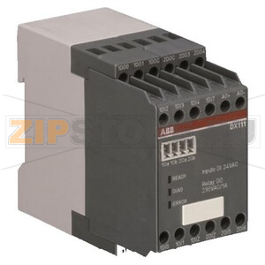 Модуль DX111, 8 DI, 24 В/DC, 4 DO, 1AO ABB 1SAJ611000R0101 
