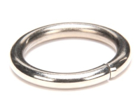 HARNESS RING 1IN 7GA. NICK. PLA