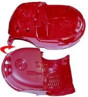 DEMI BOITIER SUPERIEUR ROUGE