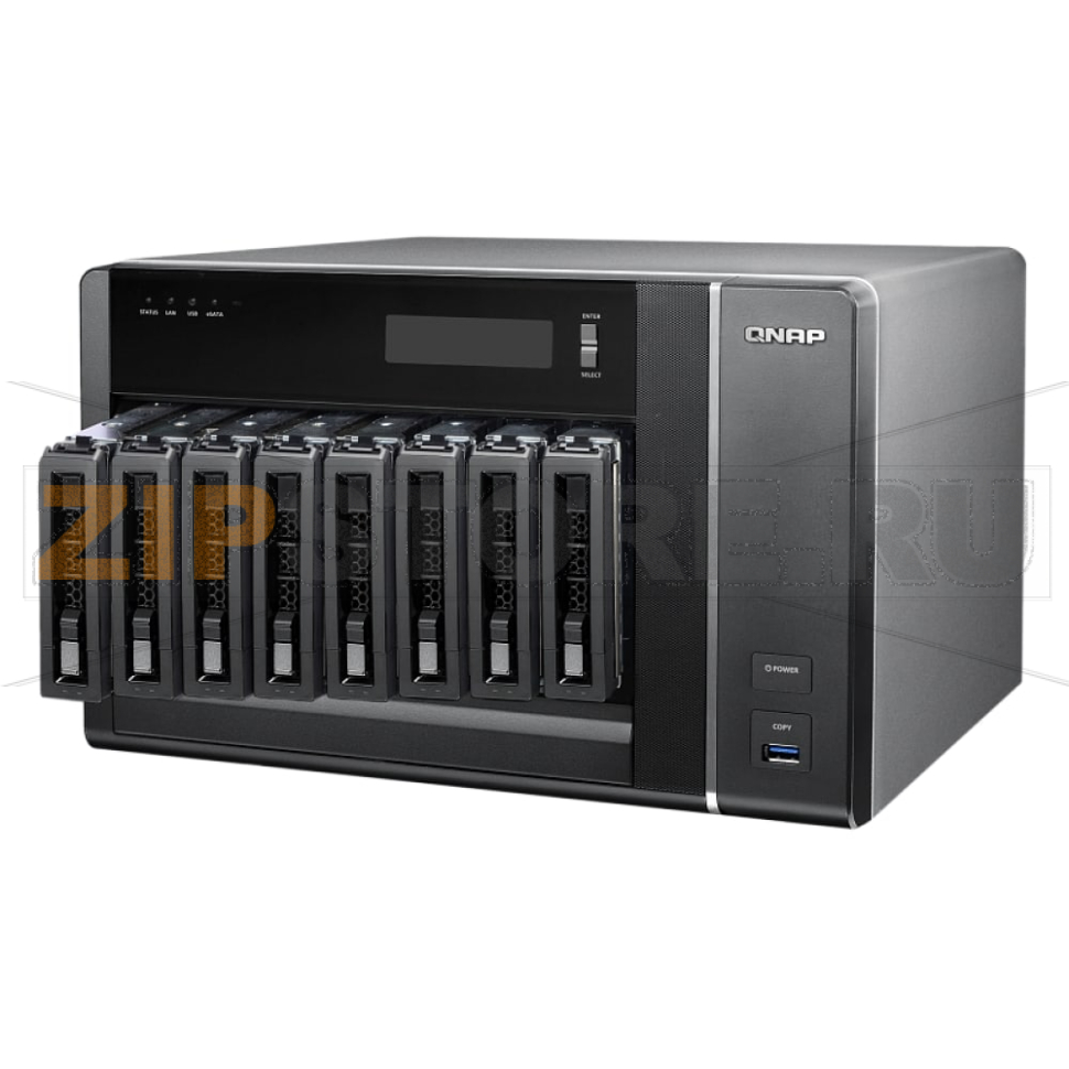 Накопитель сетевой QNAP TVS-EC880 