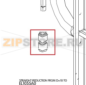Straight reduction from D=10 TO Unox XVC 305 Straight reduction from D=10 TO Unox XVC 305Запчасть на деталировке под номером: 20Название запчасти на английском языке: Straight reduction from D=10 TO Unox XVC 305