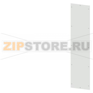 SIVACON, side panel, Closed, IP40, H: 2200 mm, W: 500 mm, T: 500 mm, RAL 7035 Siemens 8MF1250-2UW60-1C 