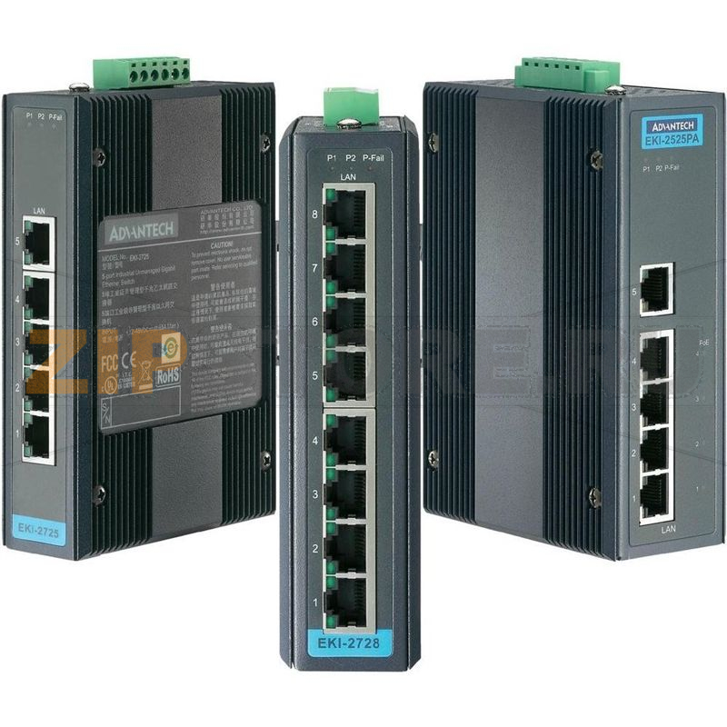 Переключатель 5-портовый промышленный 10/100 Mbps Ethernet Advantech EKI-2525-AE 