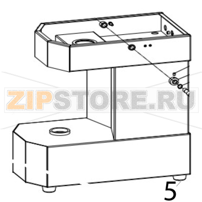 Foot Hurakan HKN-20SN Foot Hurakan HKN-20SNЗапчасть на деталировке под номером: 5