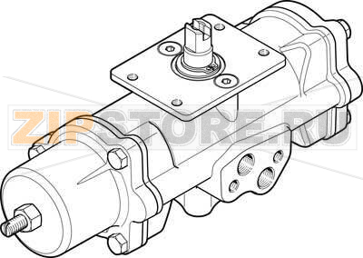 Привод неполноповоротный Festo DAPS-0015-090-RS1-F03-CR 