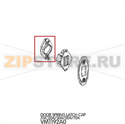 Door spring latch cap Unox XVC 305 Door spring latch cap Unox XVC 305Запчасть на деталировке под номером: 78Название запчасти на английском языке: Door spring latch cap Unox XVC 305